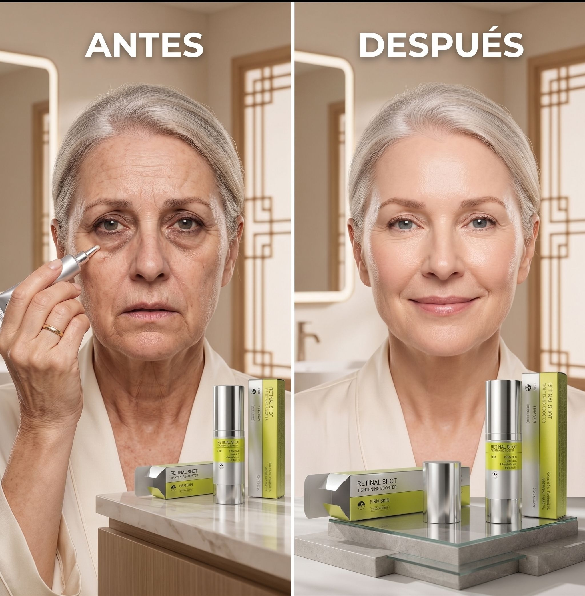 Antes vs Después Lumiora